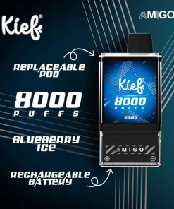 Kief Amigo 8000 Blueberry Ice