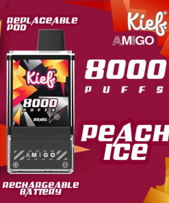 Kief Amigo 8000 Peach Ice
