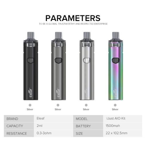 All New Eleaf iJust AIO - Specs