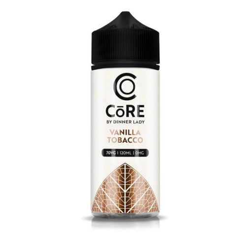 Core by DINNER LADY Vanilla Tobacco 0mg 120ml copy 1 2