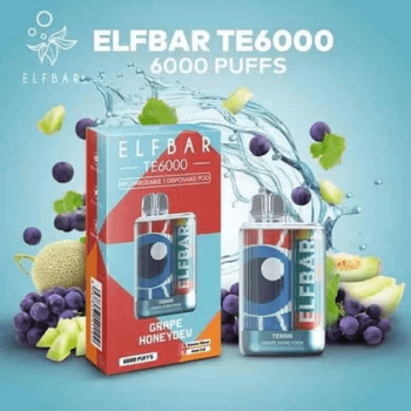 Elf Bar TE 6000 Grape Honeydew