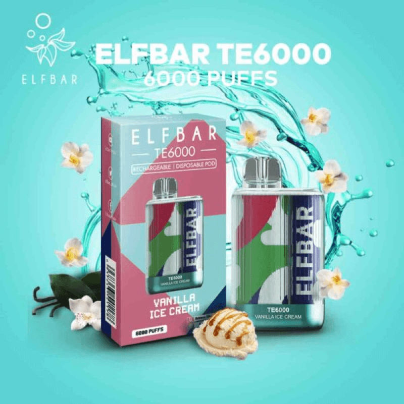 Elf Bar TE 6000 Vanilla Ice Cream