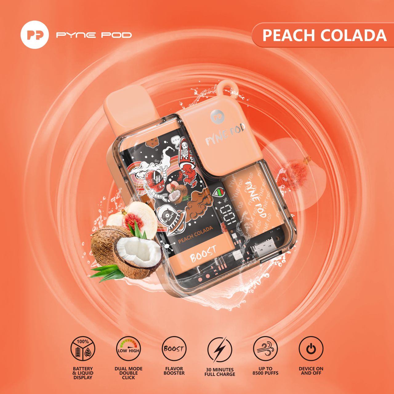 Peach Colada by Pyne Pod 8500