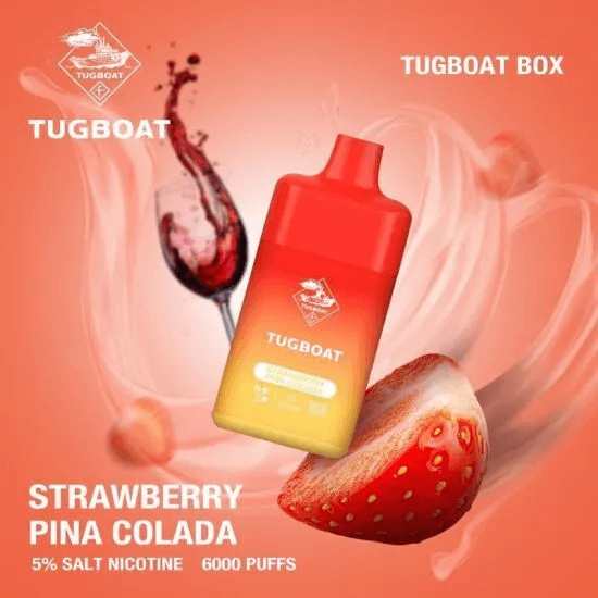Strawberry Pina Colada 6000 by Tugboat Box