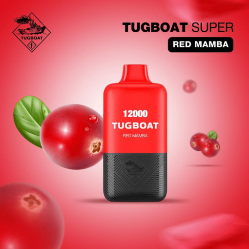 Tugboat Super 12k Puffs Red Mamba