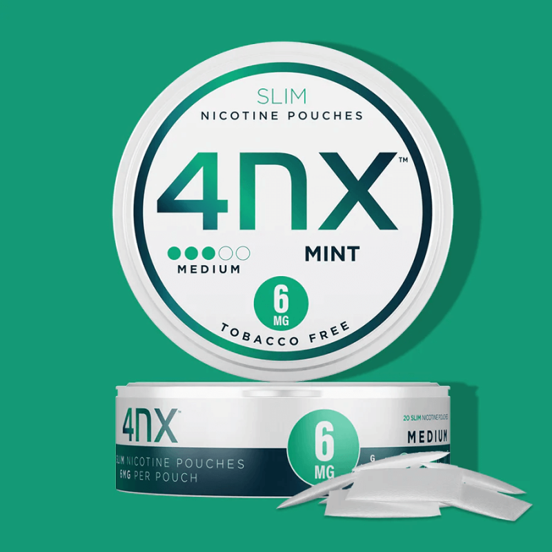 4nx Mint Slim Nicotine Pouches