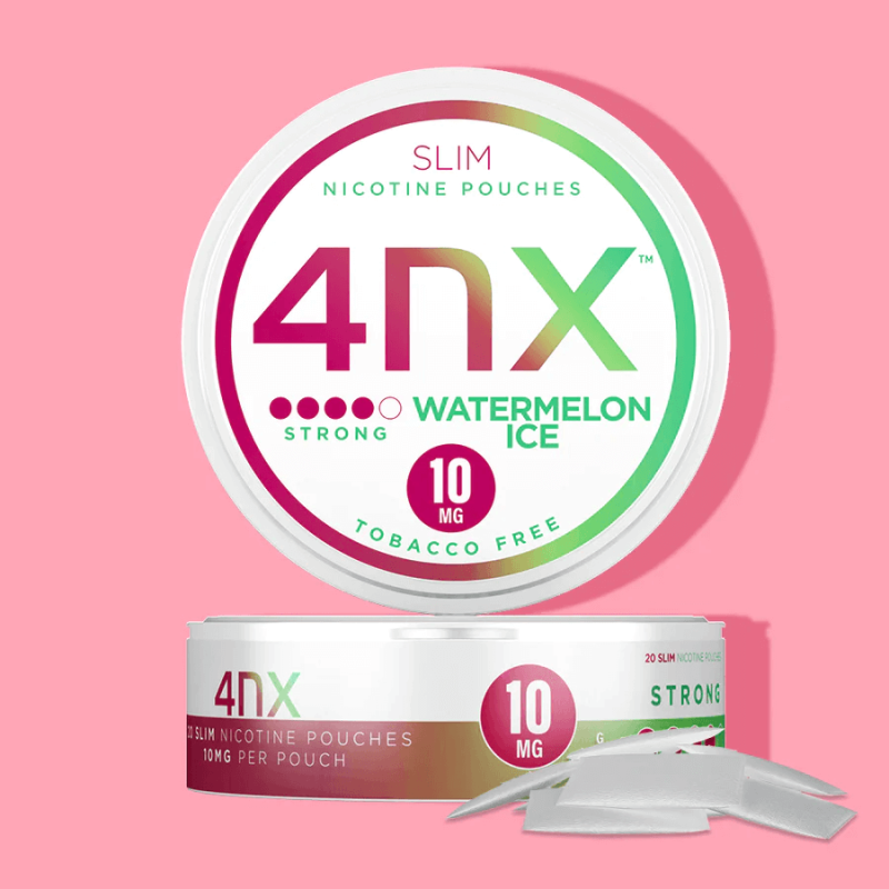4nx Watermelon Ice Slim Nicotine Pouches